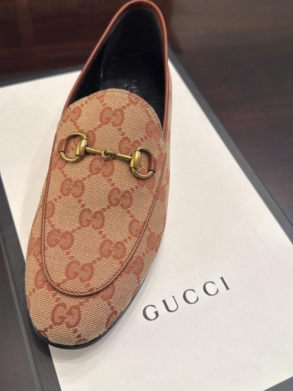 Gucci Jordan flat loafers NWB. Size 37 1/2